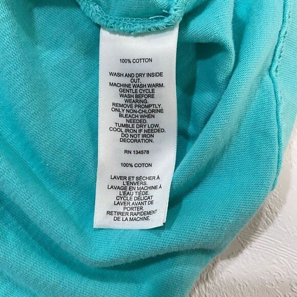 Vineyard Vines Men’s T-Shirt Large – Teal Whale Logo Short Sleeve Tee - Picture 8 of 11